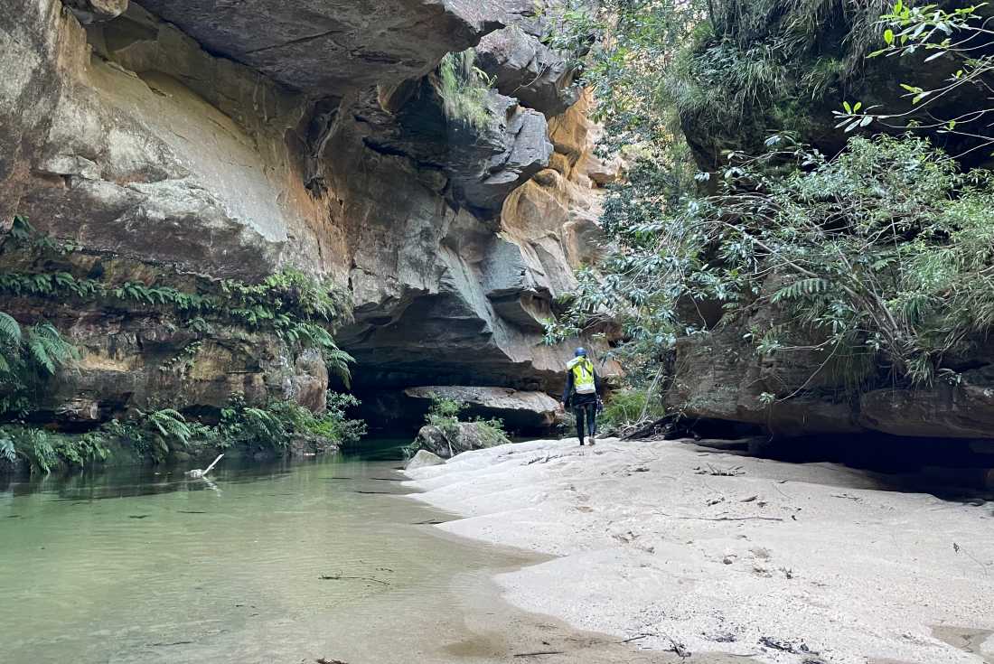 Bell Canyon is grand in scale with plenty of challenging boulder obstacles to negotiate. |  Andy Mein